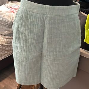 Mint green skirt - side pockets and zip closure .. new without tags